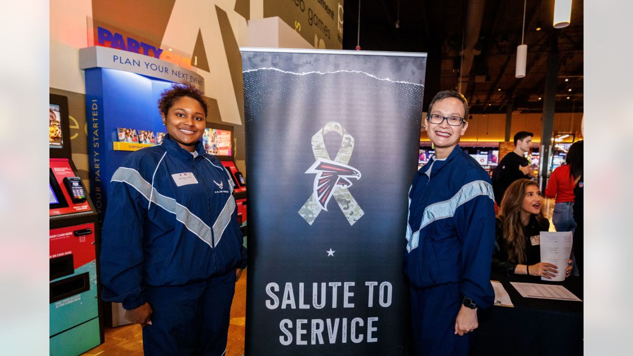 Atlanta Falcons host Salute to Service Youth Camp in Warner Robins - 41NBC  News