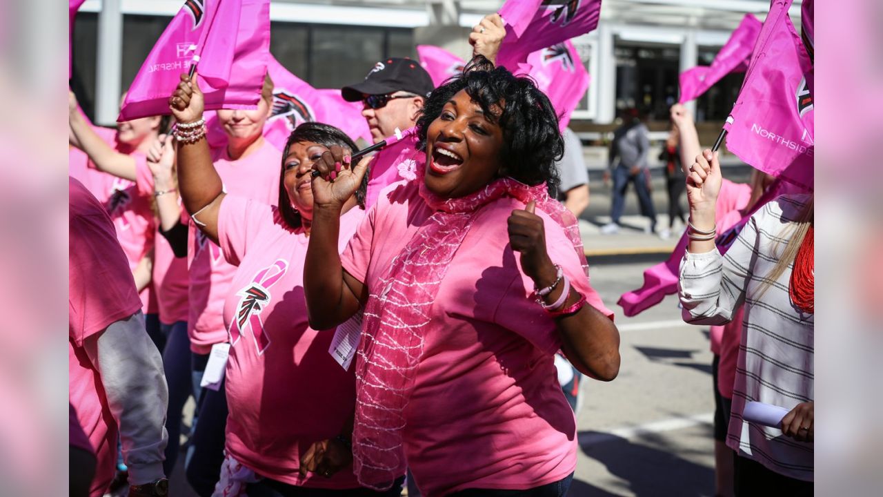 Falcons Go Pink for Breast Cancer Awareness