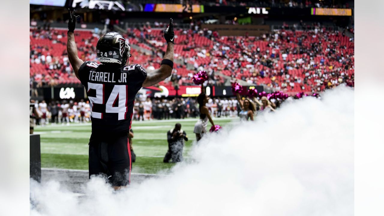 Atlanta Falcons Nike Road Game Jersey - White - A.J.Terrell JR