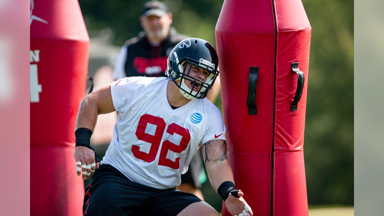 Atlanta Falcons #92 Justin Zimmer Red Player Jersey