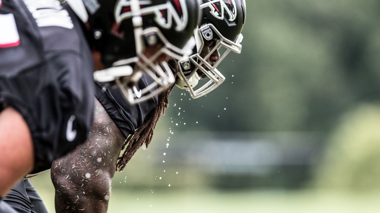 August 1st, 2019: James Carpenter #77 during the Atlanta Falcons