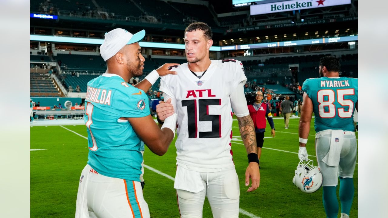 Who stood out during Falcons preseason game against Miami Dolphins