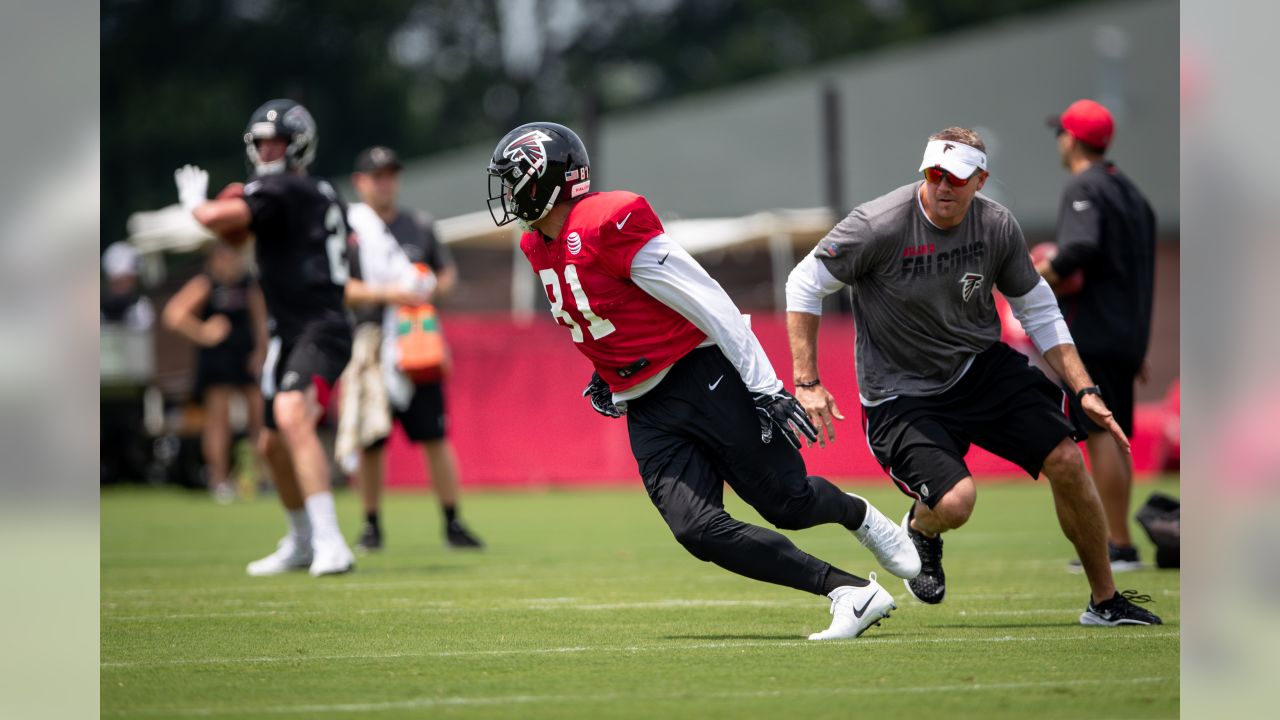 Atlanta Falcons compete at practice with New York Jets