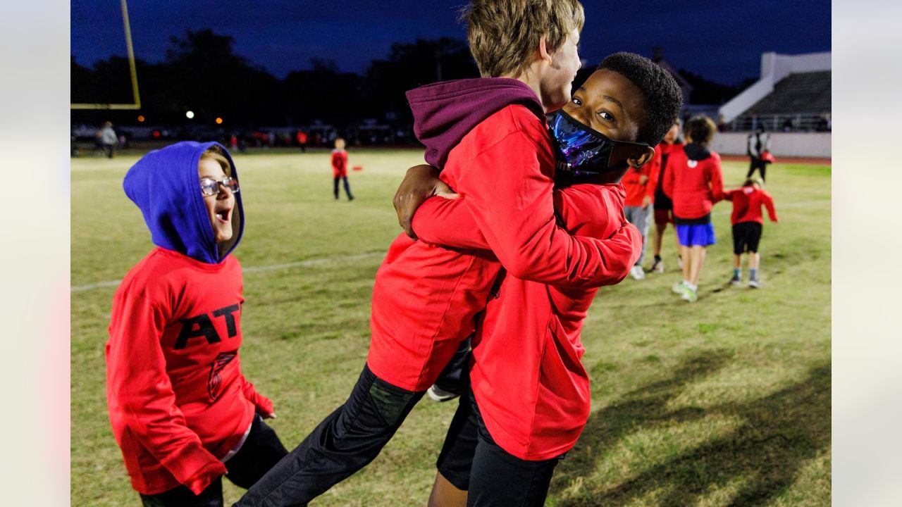 Atlanta Falcons host Salute to Service Youth Camp in Warner Robins