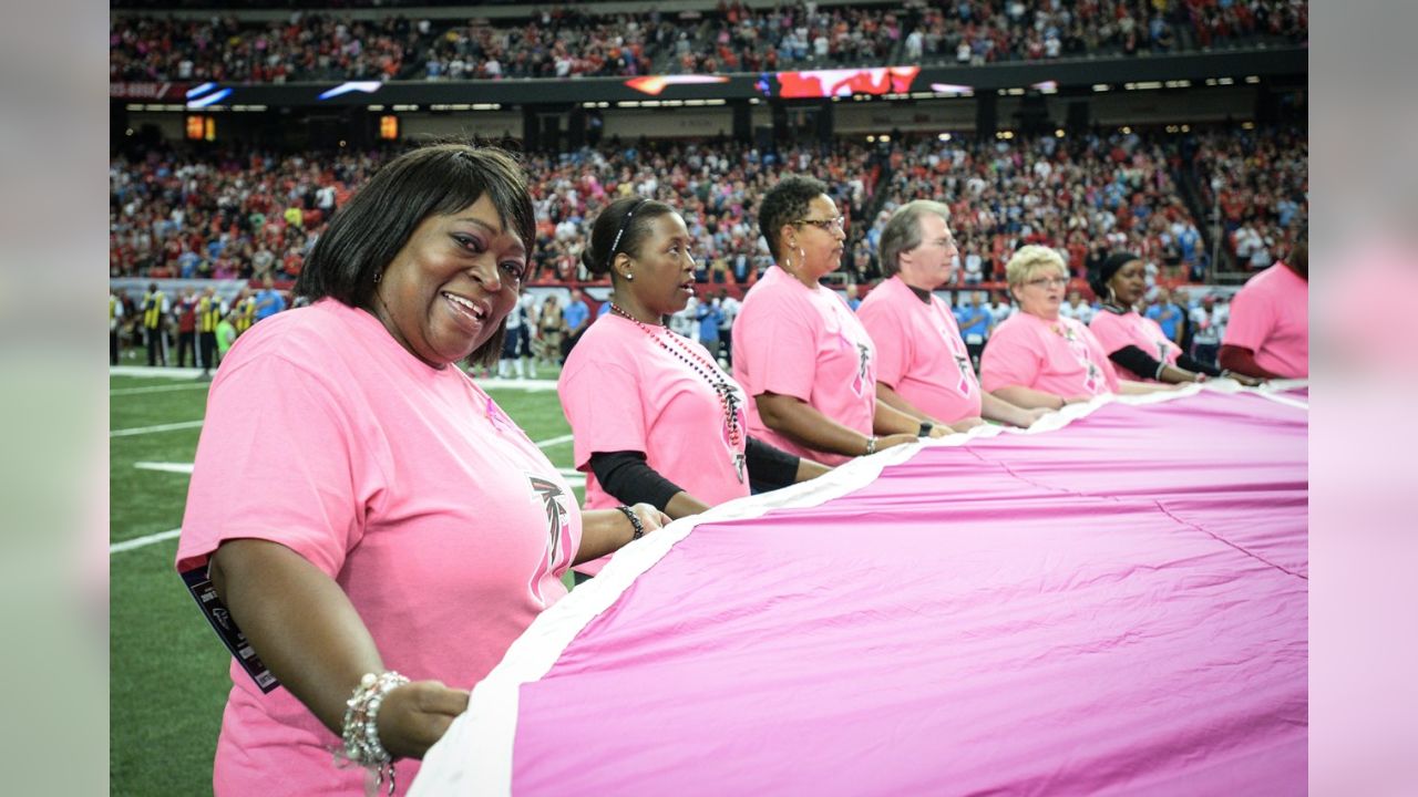 Falcons Go Pink for Breast Cancer Awareness