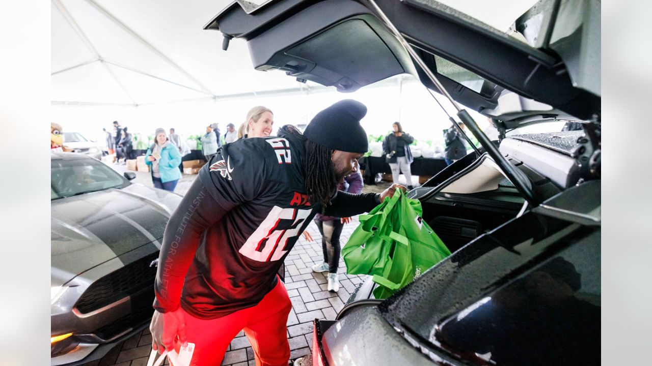 Atlanta Falcons 50th season celebration t shirt. L. Publix sponsored in  stadium