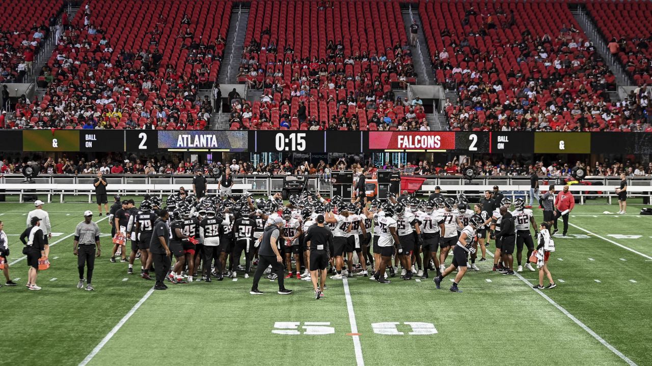 2023 First Look Practice at Mercedes-Benz Stadium