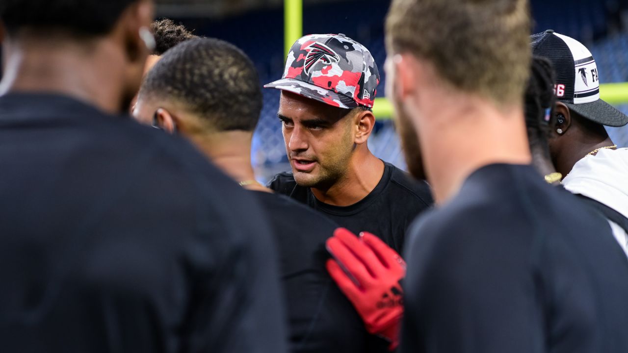 Recapping Marcus Mariota's first appearance as a Falcon in