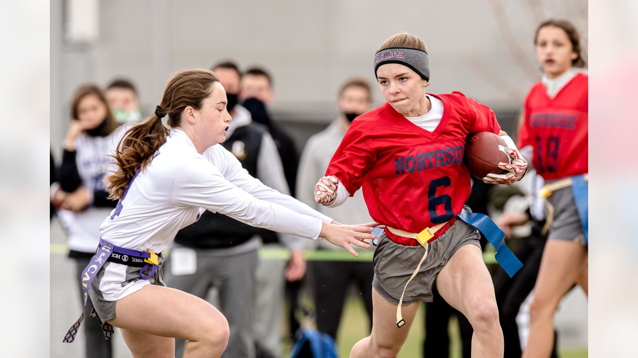 Atlanta Falcons help Lockwood prepare for inaugural girls flag football  season