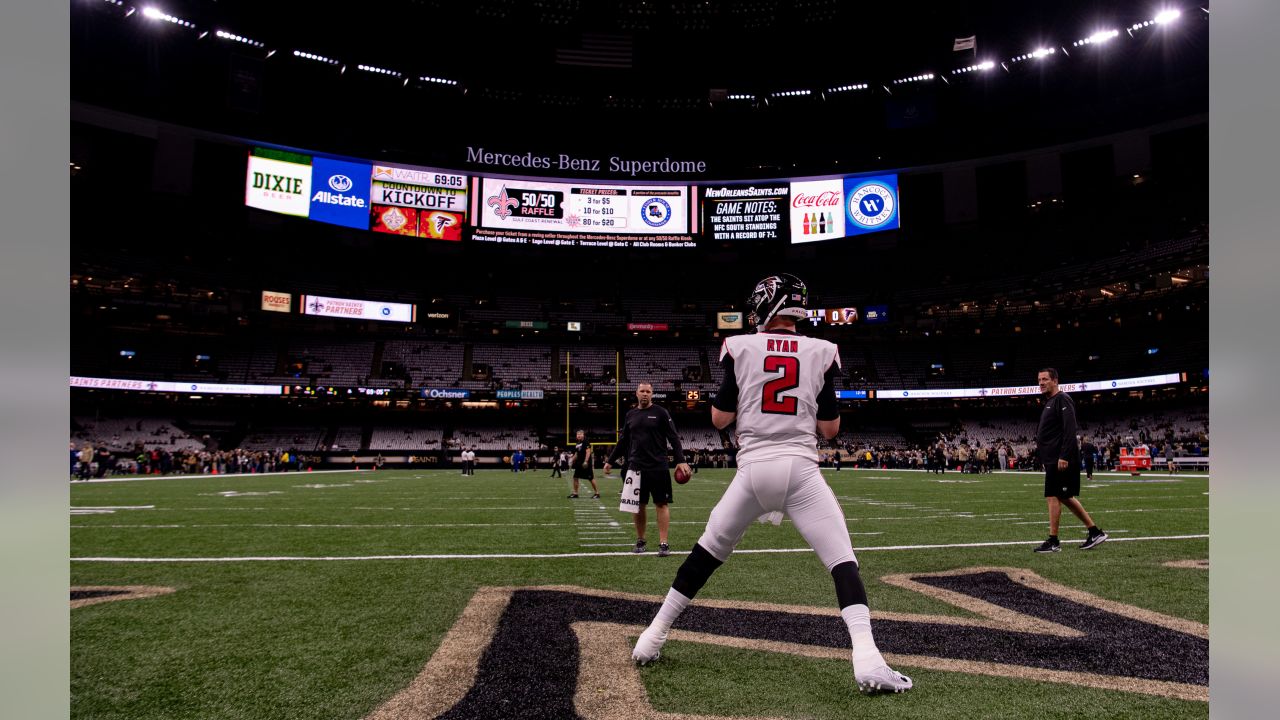 New Orleans Saints, Atlanta Falcons game notes