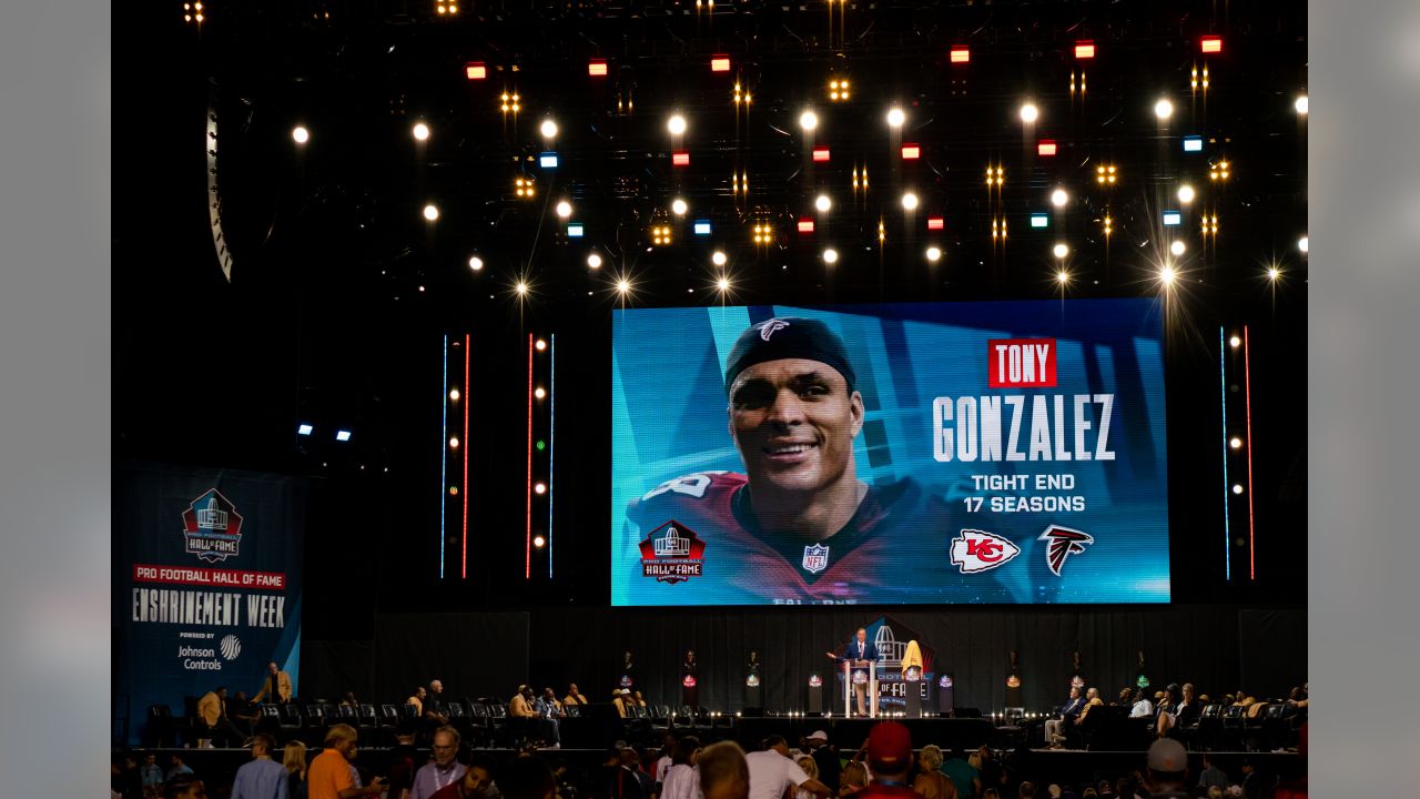 Tony Gonzalez's Pro Football Hall of Fame enshrinement weekend