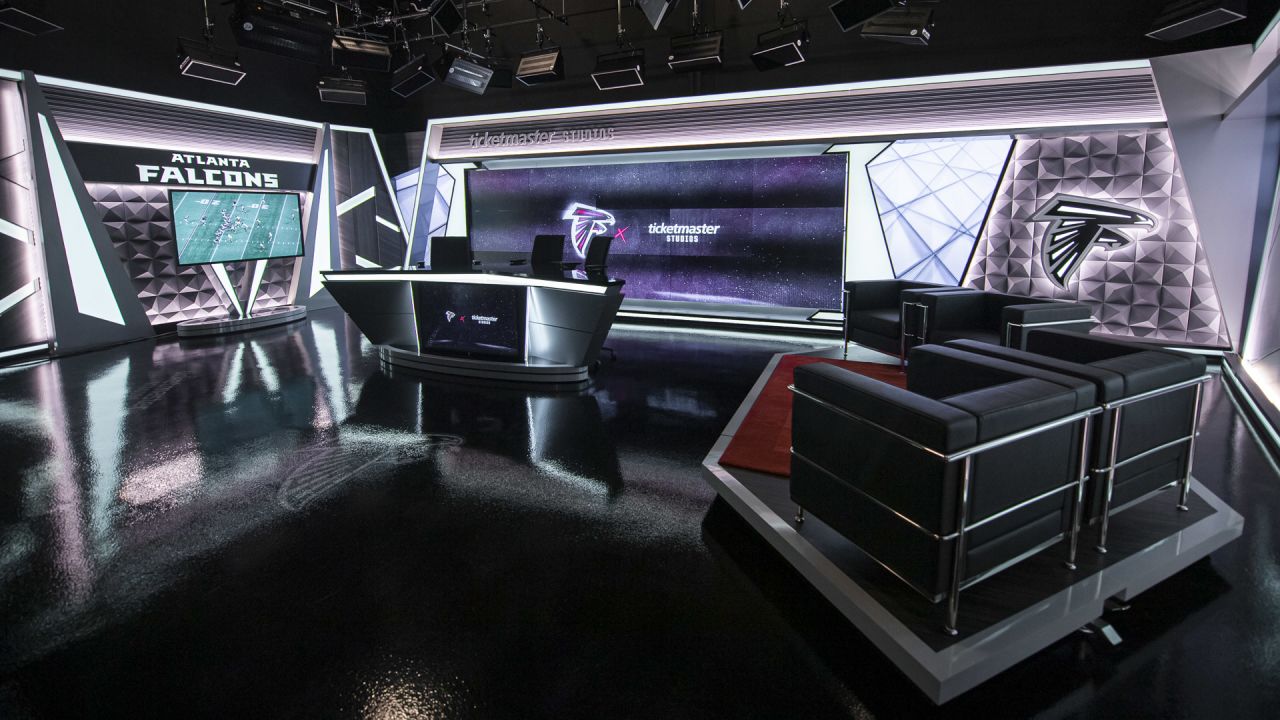 Atlanta Falcons Open Ticketmaster Studios