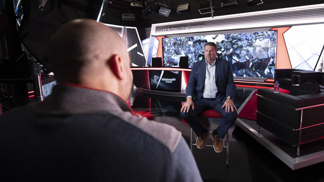 Tour of Atlanta Falcons' Ticketmaster Studio 