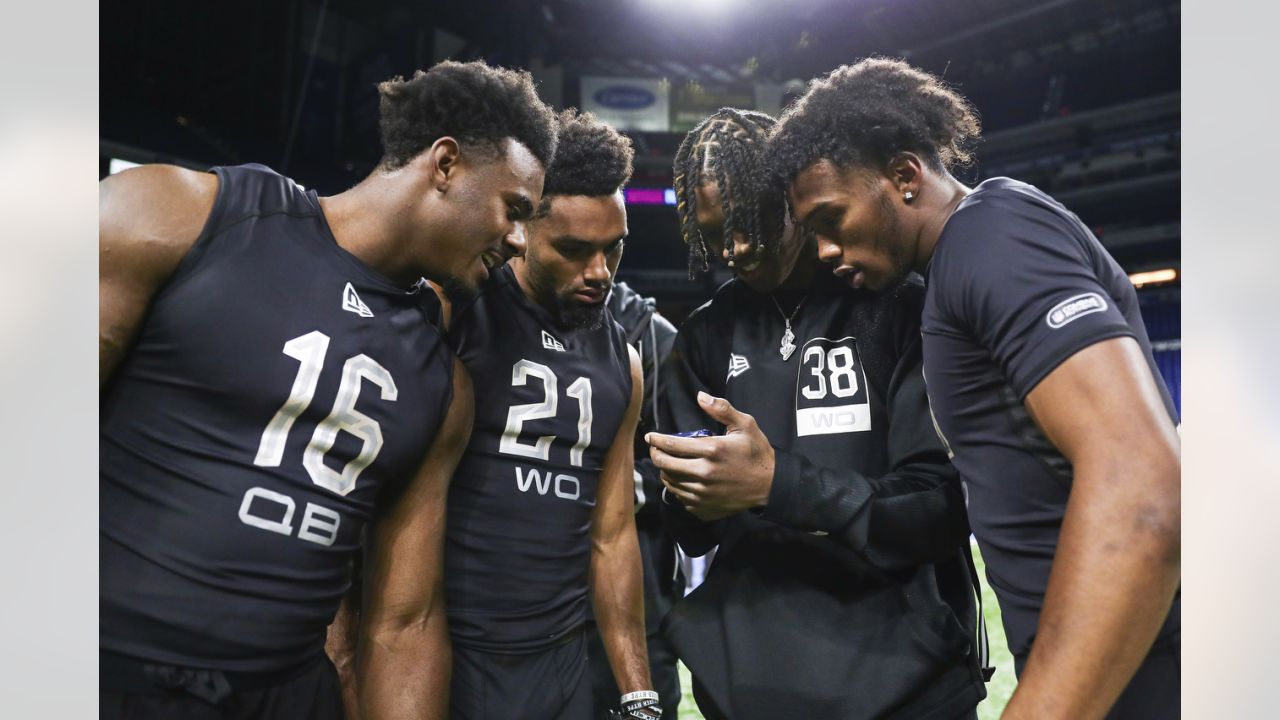 NFL Combine Day 1 recap: Speedy wide receivers and Malik Willis impress -  The Falcoholic