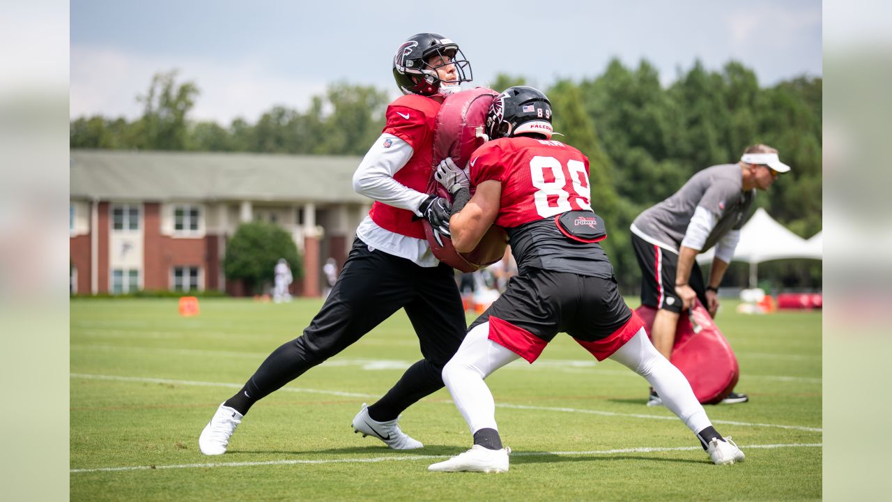 Atlanta Falcons compete at practice with New York Jets