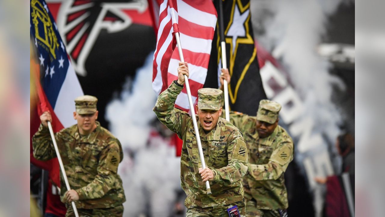 Falcons Honor Military in Salute to Service Game