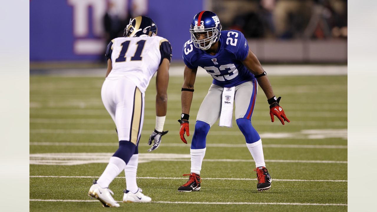 NY Giants' Corey Webster owns the gift of Green Bay Packers grab