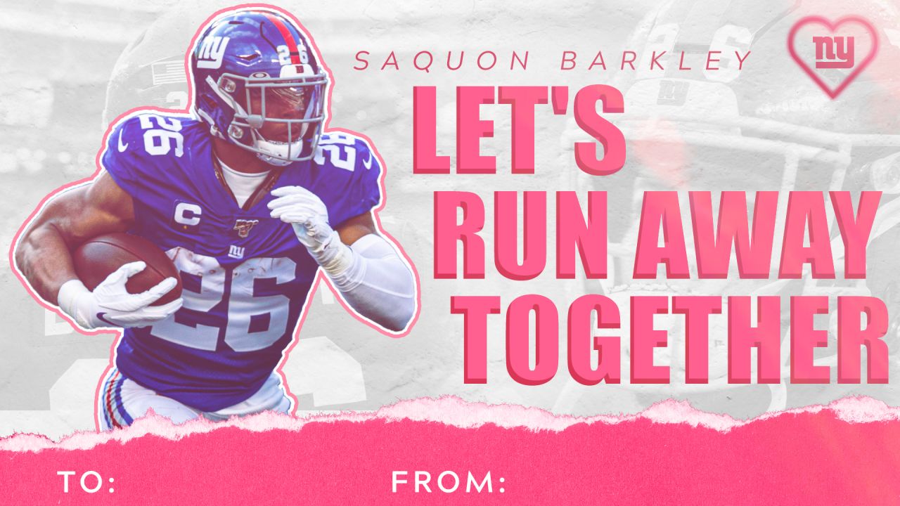 New York Giants Valentine's Day Cards