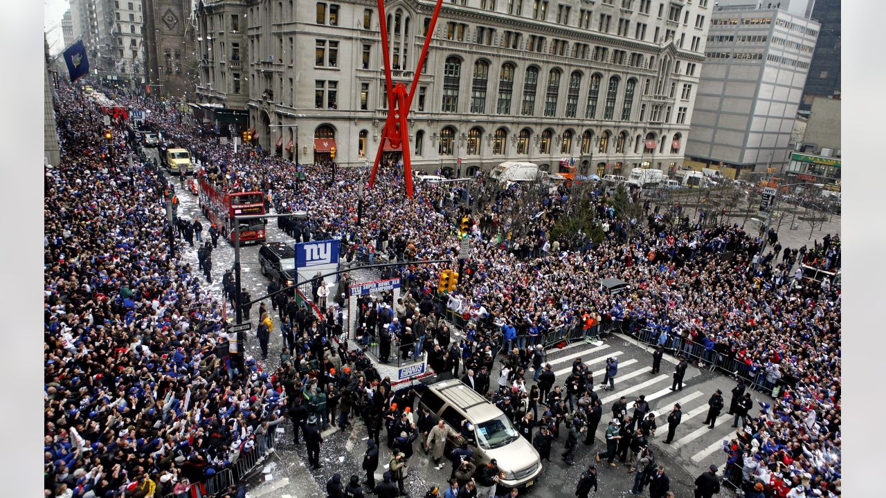 Giants lauded as Super Bowl champs in NYC parade - The San Diego  Union-Tribune