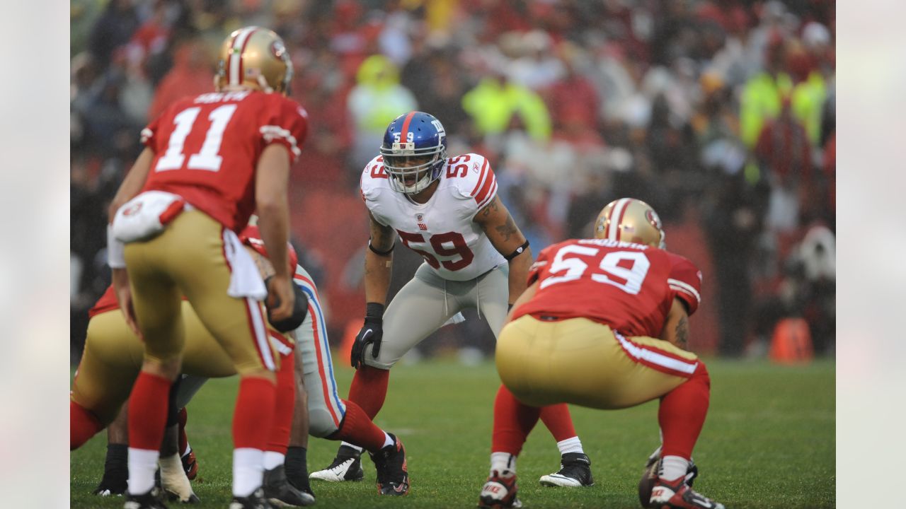 Photo: Giants' Hakeem Nicks celebrates during the NFC Championship game in  San Francisco - SFP201222314 