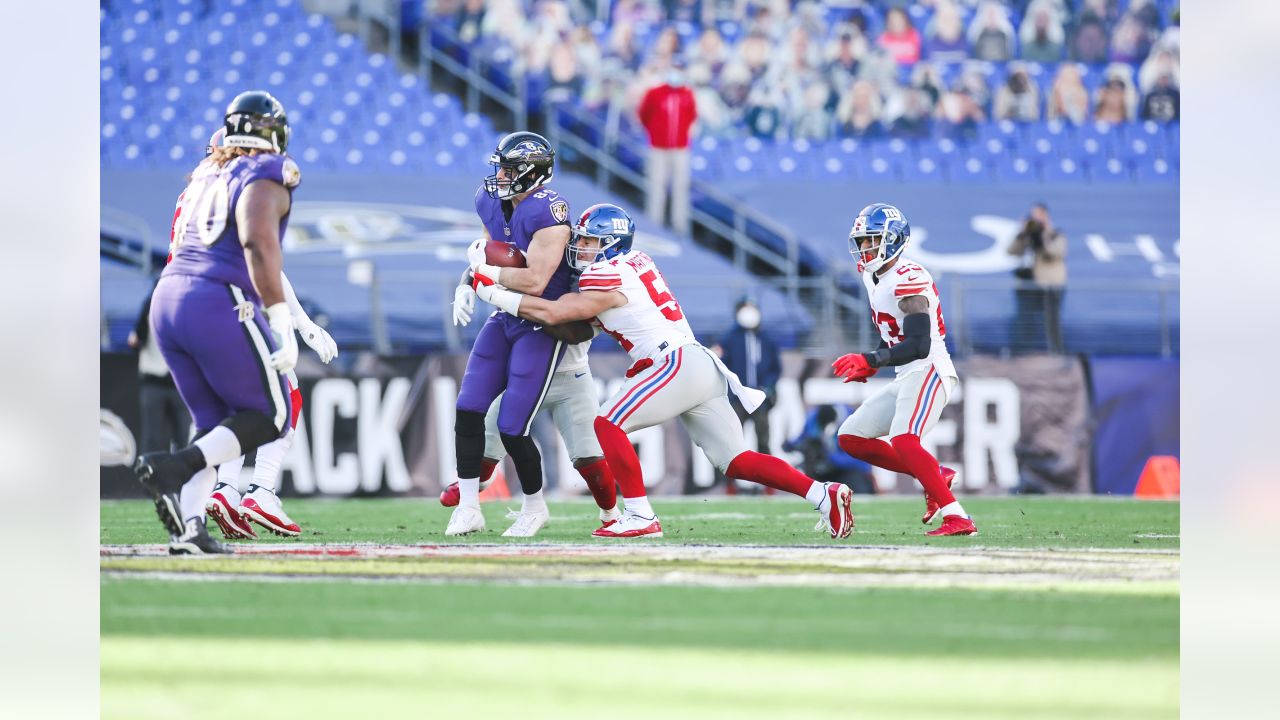 Giants at Ravens halftime score: Giants trail at the half, 20-3