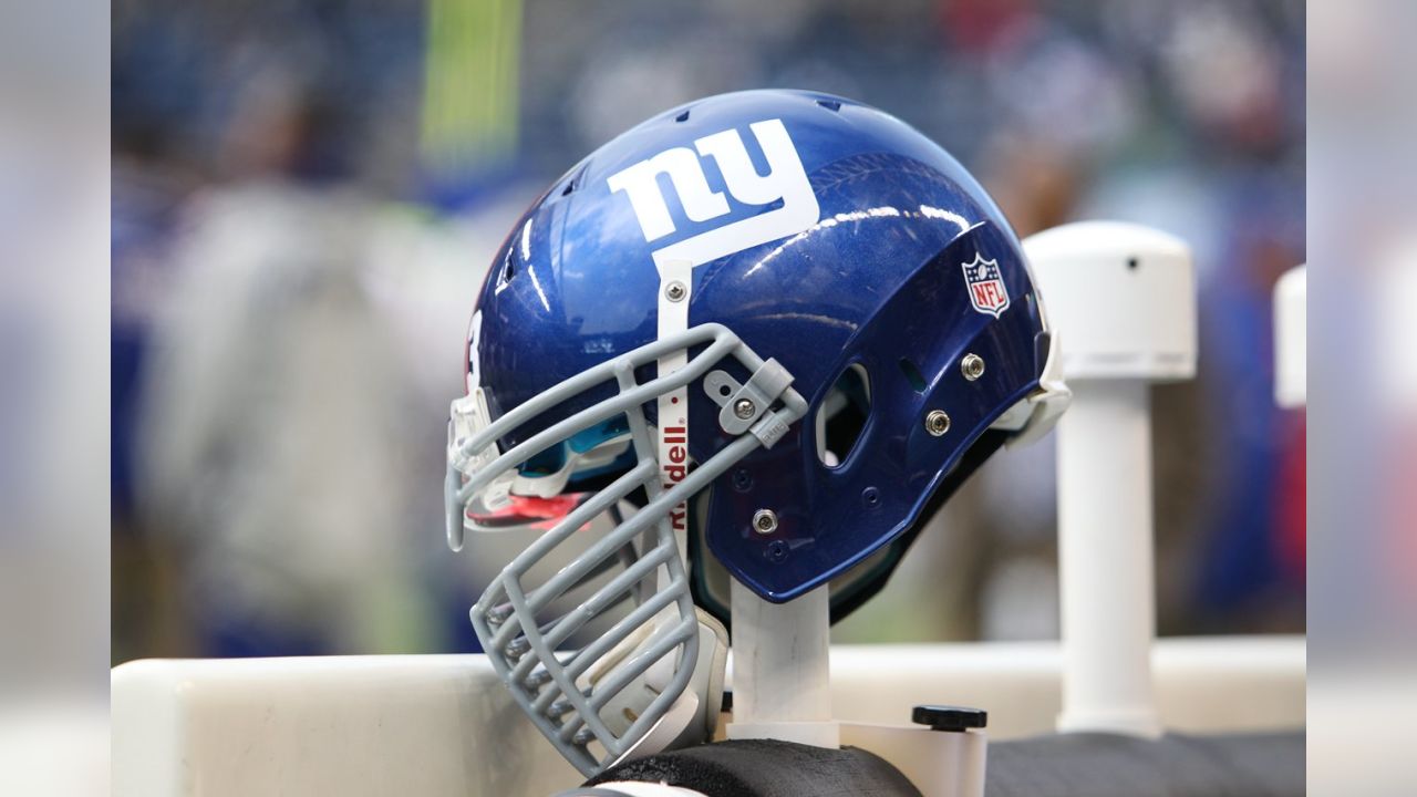 Photos: History of Giants helmets