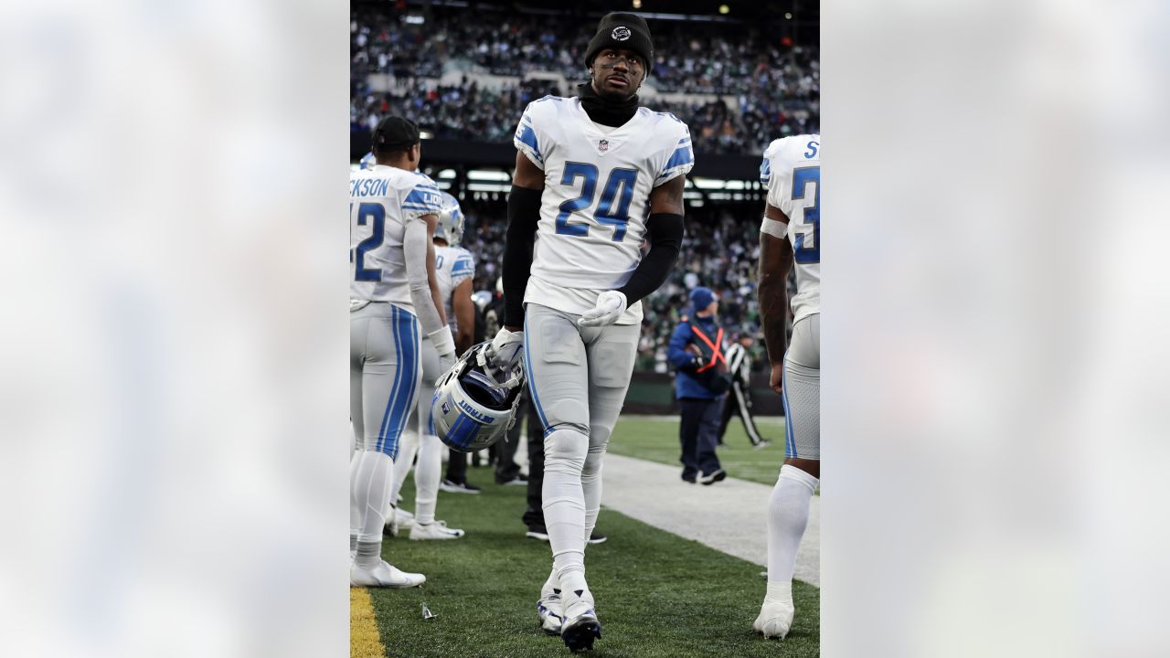 Atlanta Falcons wide receiver Damiere Byrd (14) warms up before a preseason  NFL football game against the New York Jets Monday, Aug. 22, 2022, in East  Rutherford, N.J. (AP Photo/Adam Hunger Stock