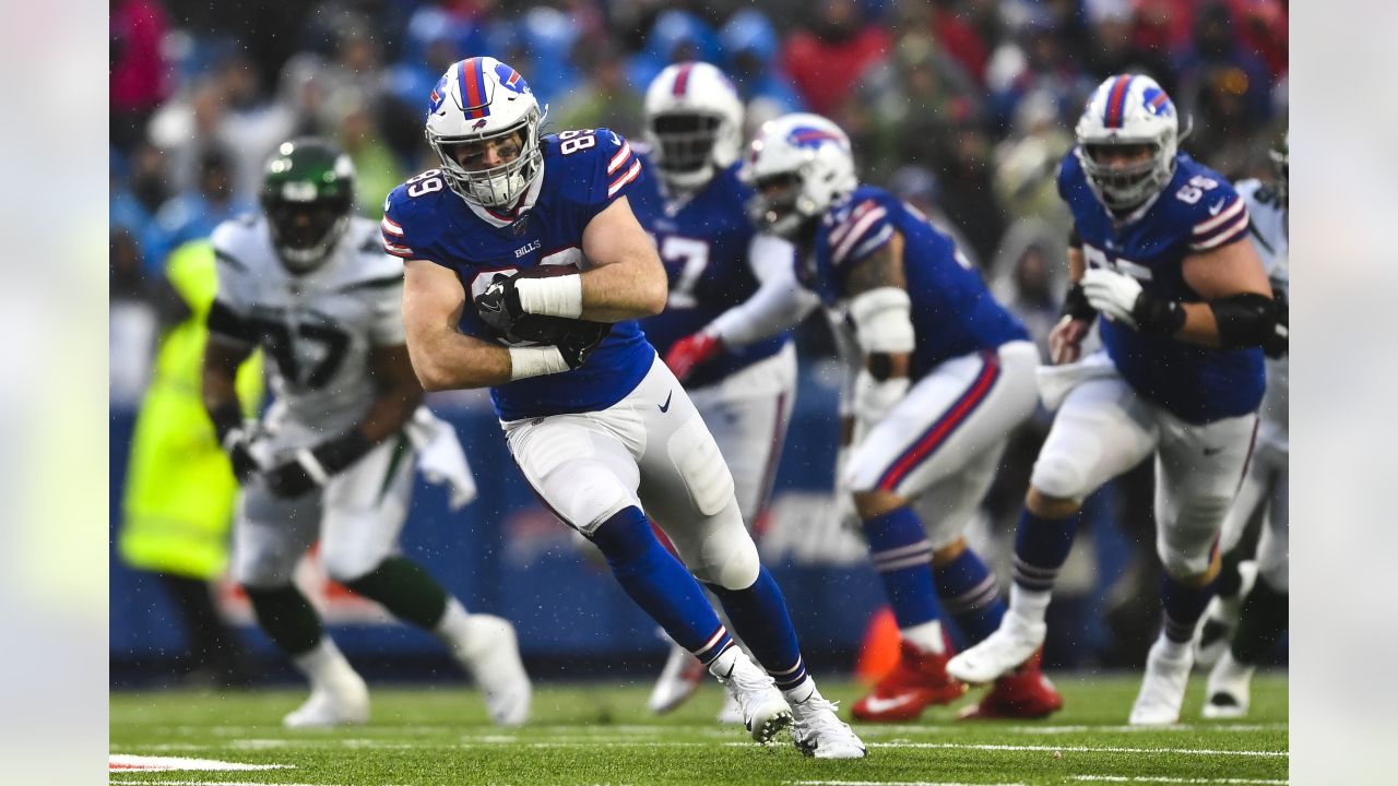 The line of scrimmage of the Miami Dolphins against the Buffalo Bills  during the second half of an NFL football game, Sunday, Oct. 31, 2021, in  Orchard Park, N.Y. (AP Photo/Adrian Kraus