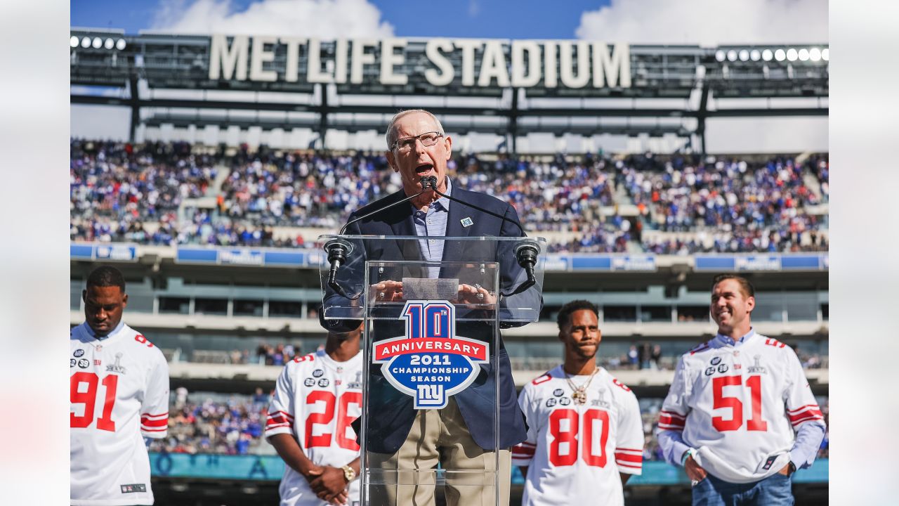 NY Giants Set to Honor the 2011 Super Bowl 46 Team's 10th Anniversary