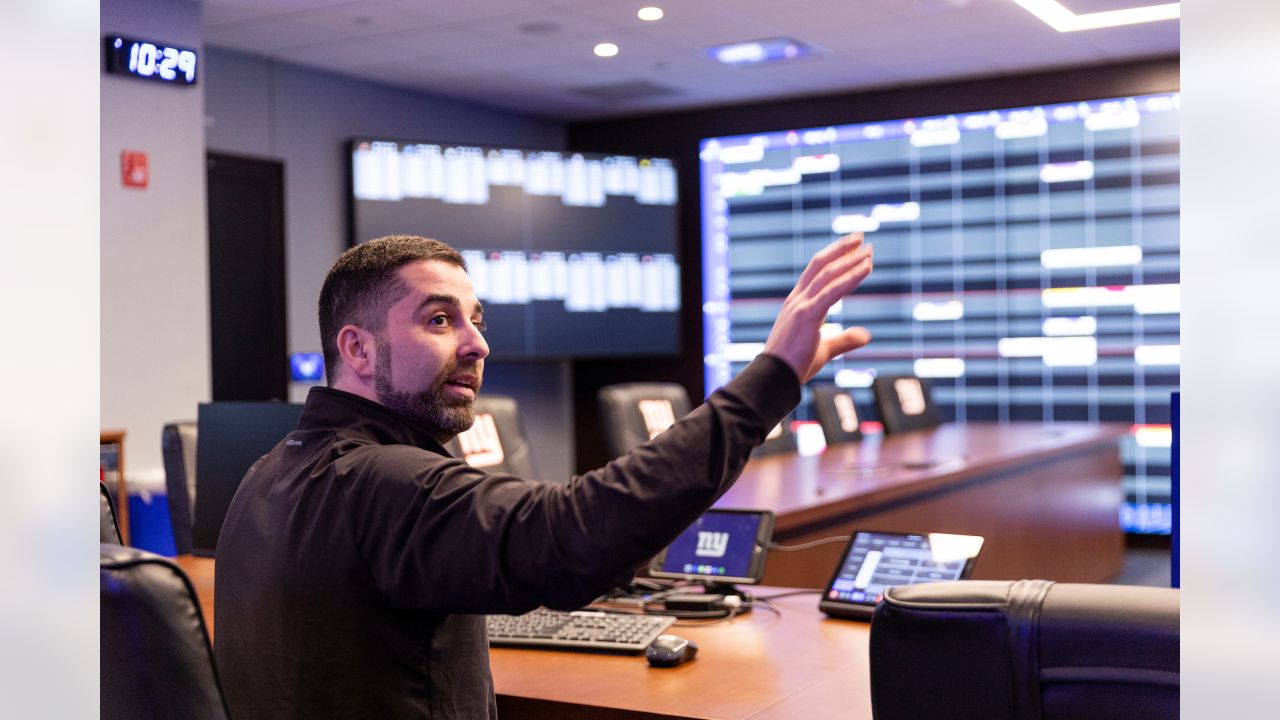 Take a look inside the New York Giants' draft room