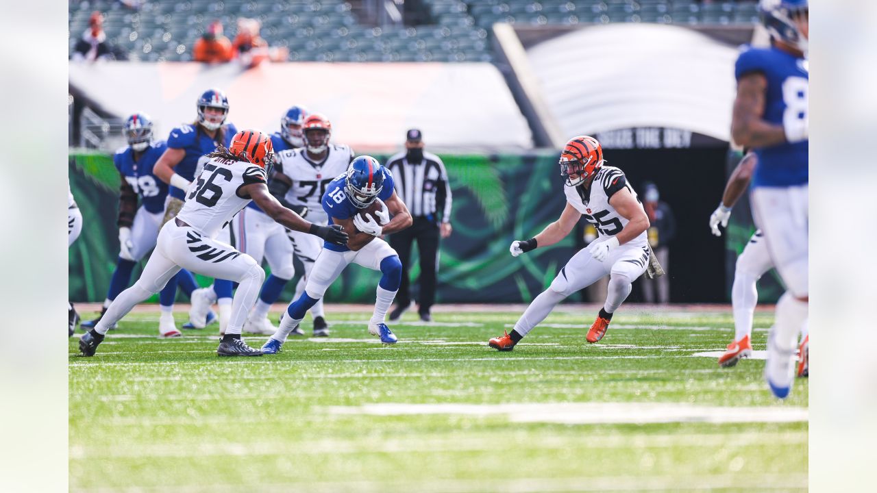 Cincinnati Bengals wide receiver Tee Higgins (85) lines up for the play  during an NFL wild-card football game against the Baltimore Ravens on  Sunday, Jan. 15, 2023, in Cincinnati. (AP Photo/Emilee Chinn