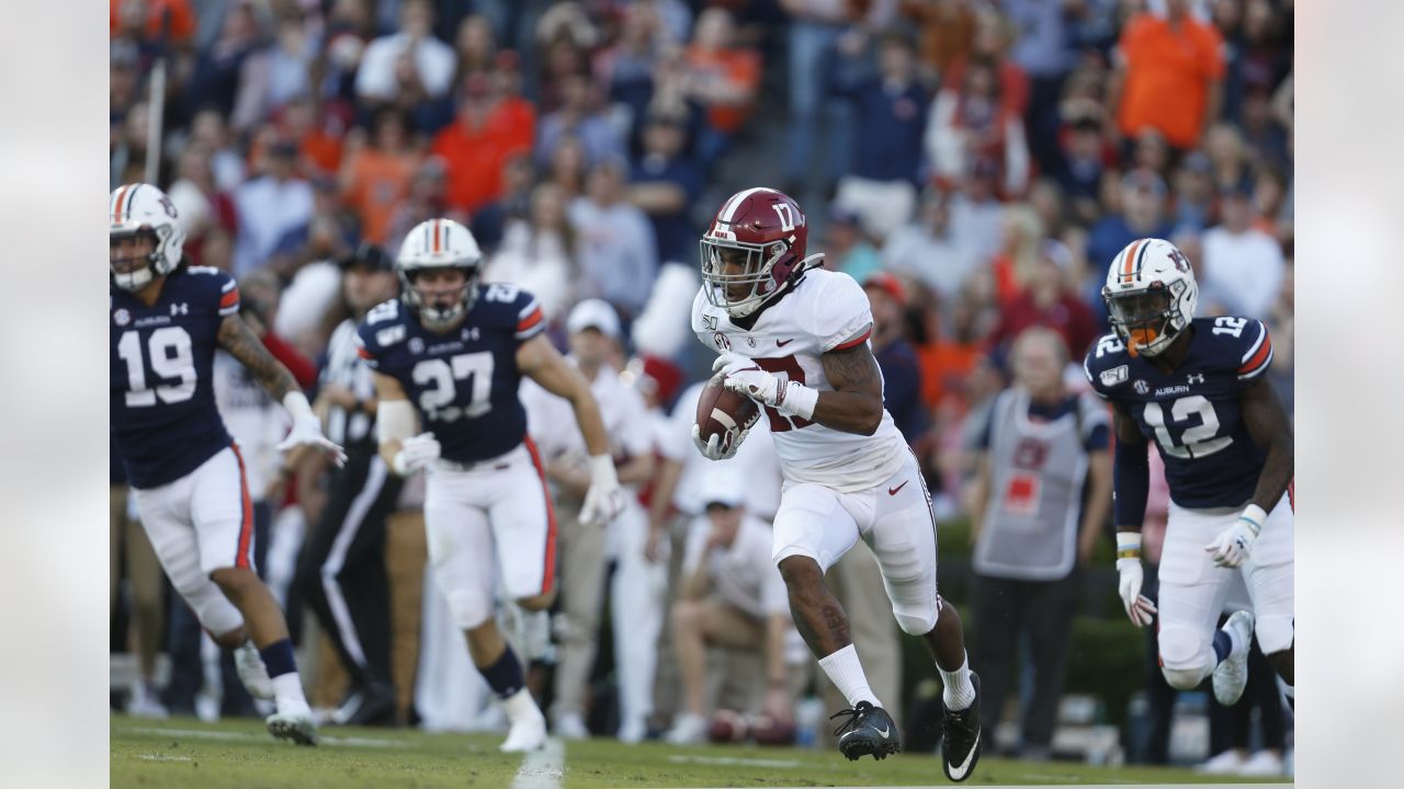 Auburn leery of Alabama's Jaylen Waddle in punt return game 