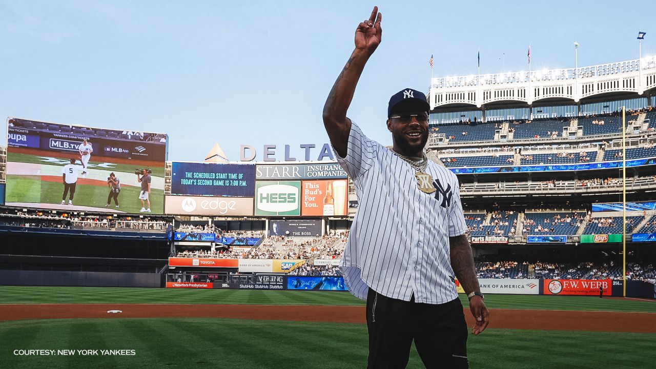 Alex 🌴 on X: Kayvon Thibodeaux at the Yankees game today 🔥🔥   / X