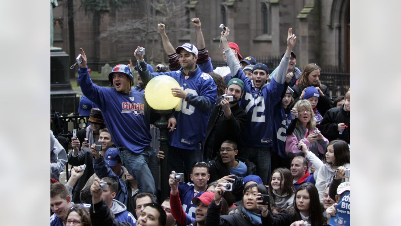 45 New York Giants Super Bowl Xlvi Fan Celebration At Metlife