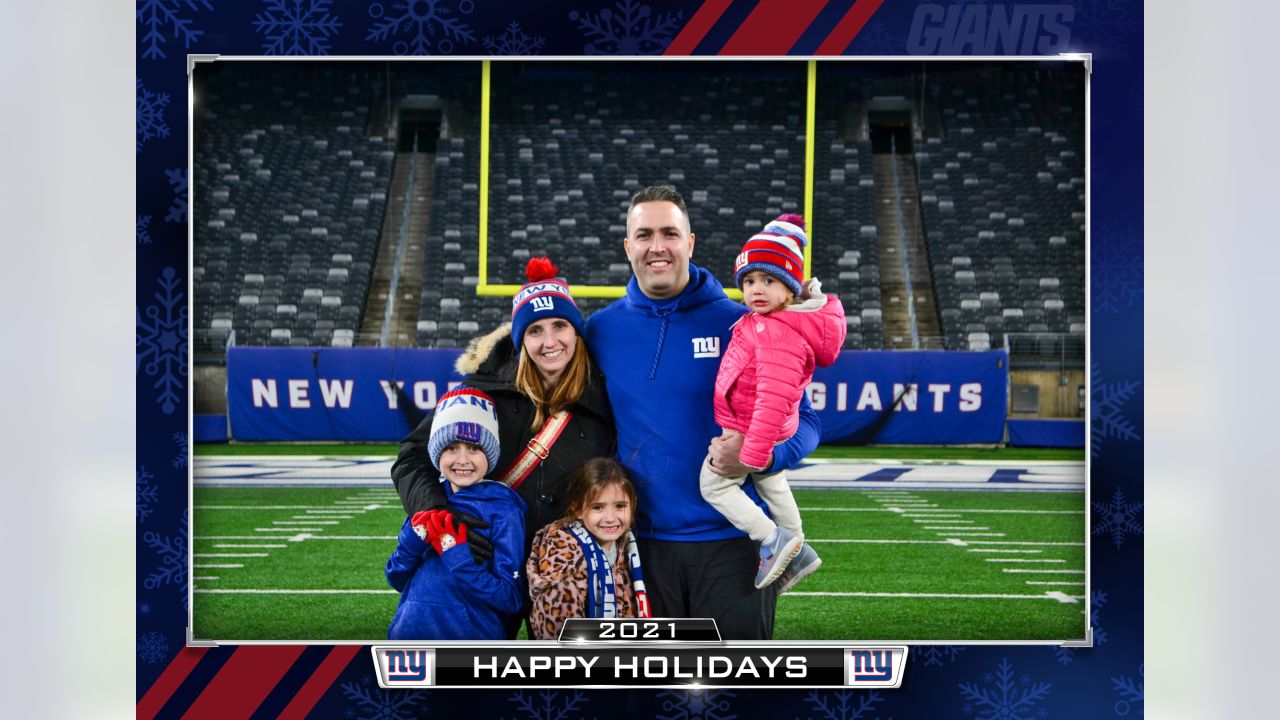 [Christmas card]: The New York Giants Wish