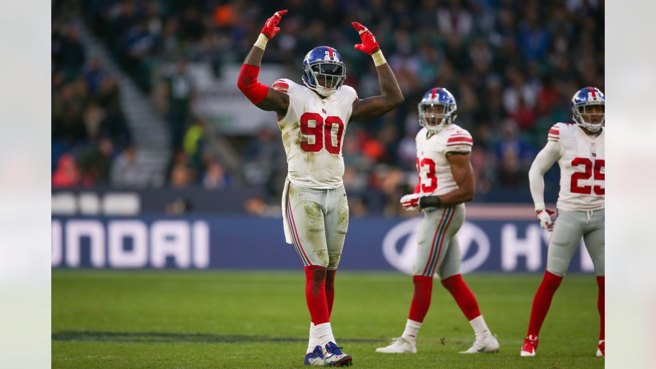 NY Giants Jason Pierre Paul Signed Autographed 8x6 Photo Super Bowl Champs