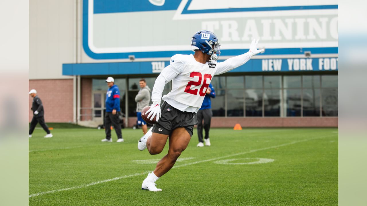 Saquon Barkley limited in practice Wednesday