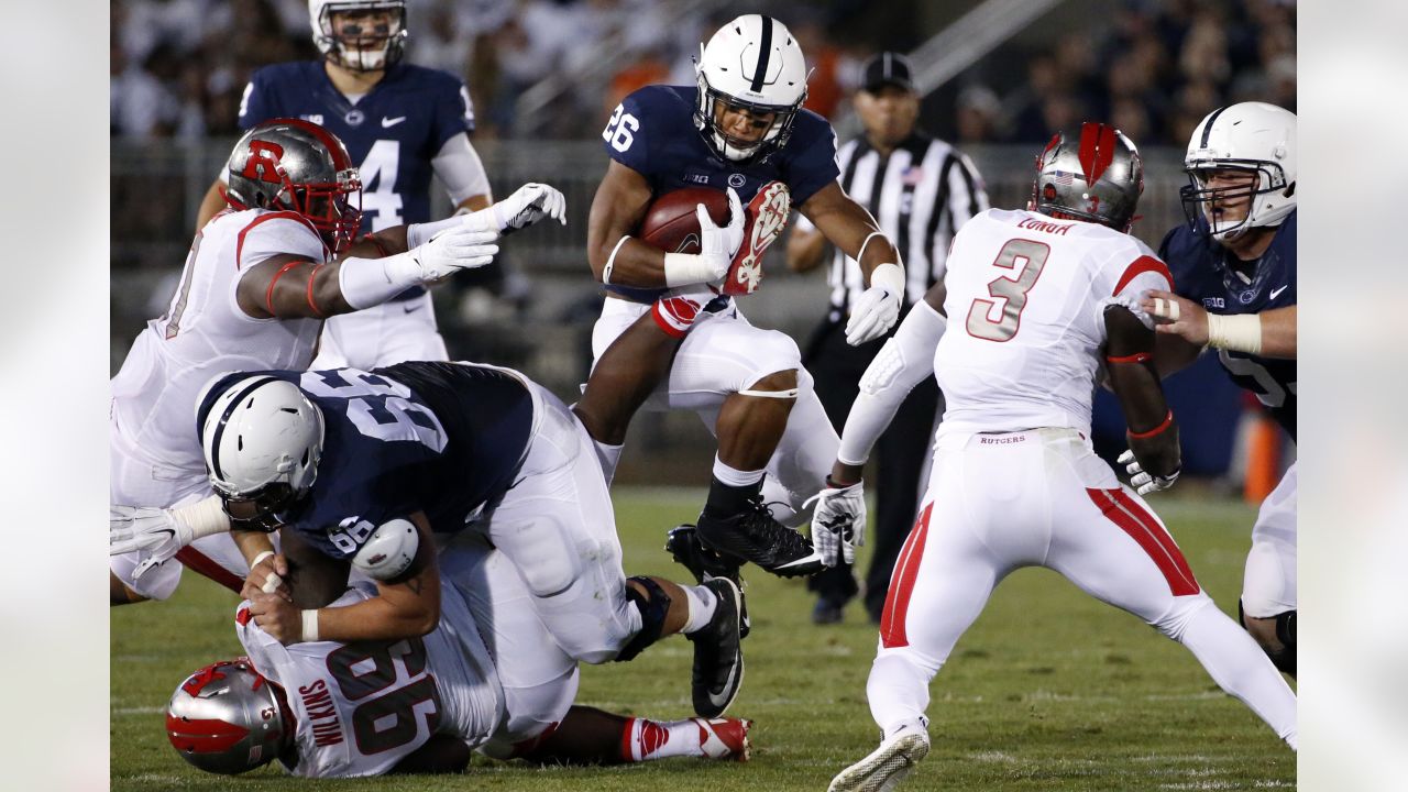 Saquon Barkley Penn State Nittany Lions Framed 15 x 17 Stitched Stars Collage