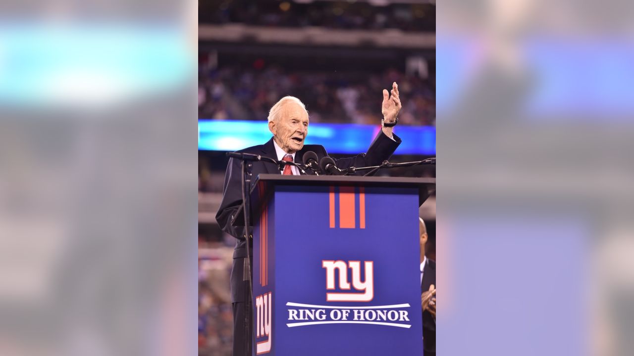 New York Giants ring of honor ceremony 