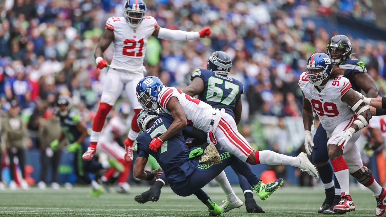 Giants vs Seahawks Fantasy Football Worksheet, Week 8