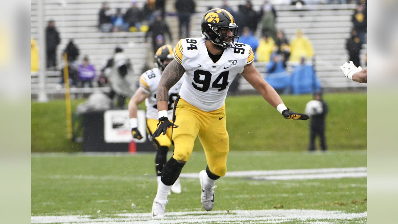 Iowa Hawkeyes A.J. Epenesa Draft Profile: A.J. Epenesa is a 'skilled pass  rusher with outstanding size, strength and effort'