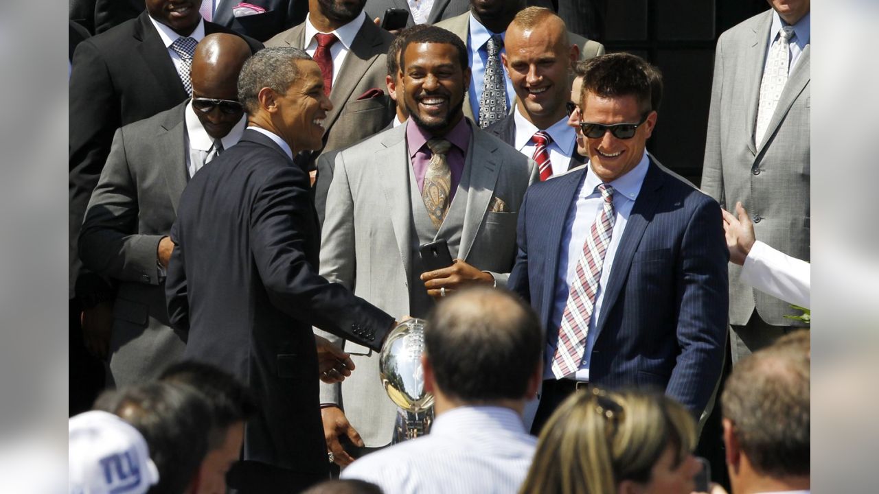 Giants enjoy their third trip to White House