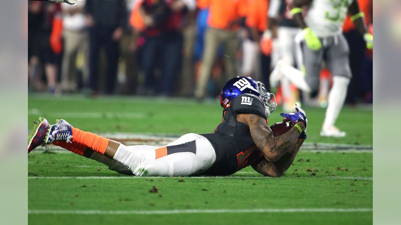 How much help did Odell Beckham Jr. get from his sticky receiving gloves?