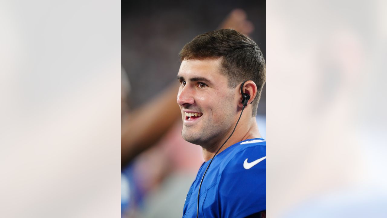 New York Giants kicker punter Jamie Gillan (17) in action against the New  York Jets during an NFL pre-season football game, Sunday, Aug. 27, 2022, in  East Rutherford, N.J.. (AP Photo/Rich Schultz