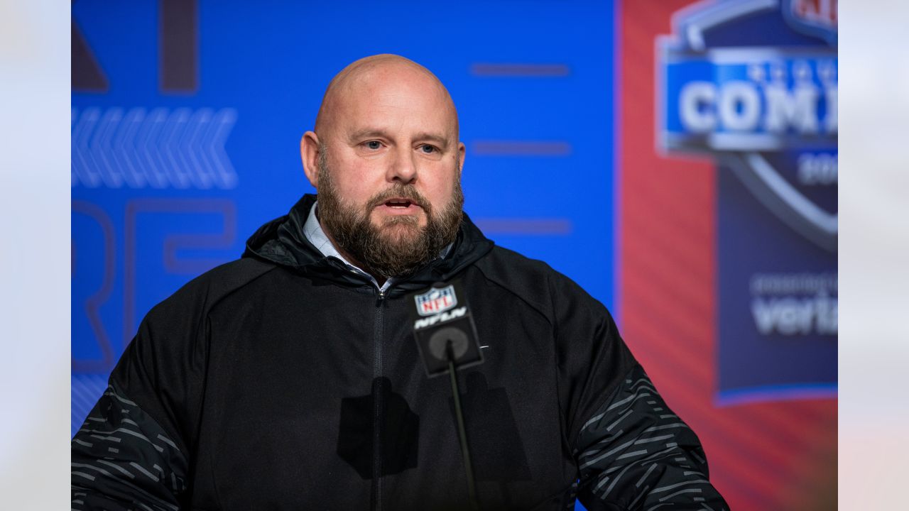 NFL Scouting Combine 2022: Joe Schoen, Brian Daboll availability kicks  things off - Big Blue View