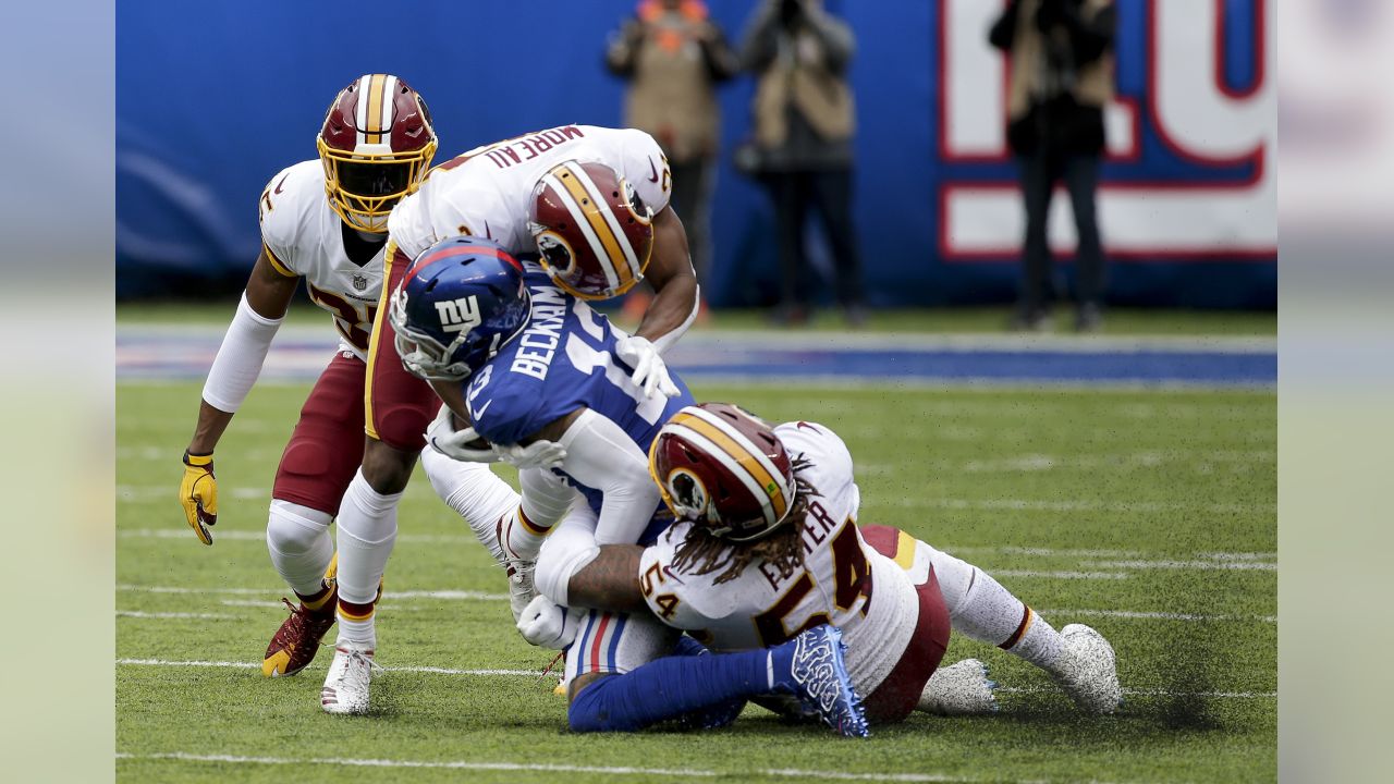 Giants-Redskins Final Score: Beckham, pass rush carry Giants to 24-13  victory - Big Blue View