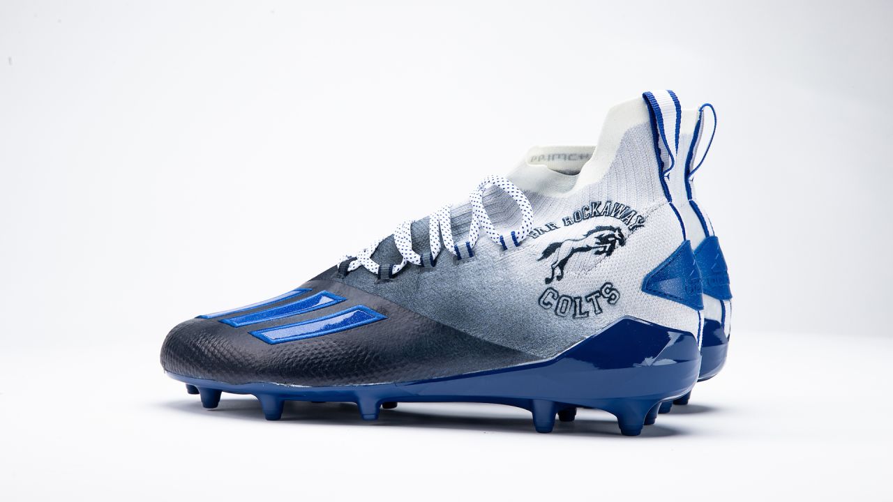 Kutter Crawford Florida Gulf Coast Eagles Game Worn & Signed Blue & White  Nike Vapor Cleats - Big Dawg Possessions