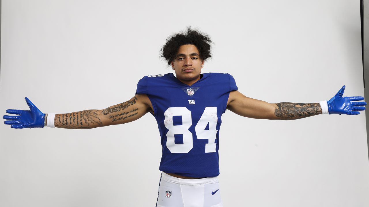 Giants rookie receiver Jalin Hyatt switches the number on his