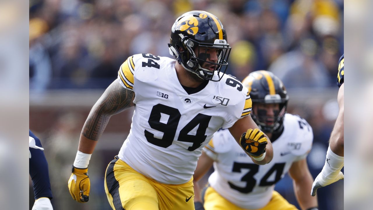 Iowa Hawkeyes A.J. Epenesa Draft Profile: A.J. Epenesa is a 'skilled pass  rusher with outstanding size, strength and effort'