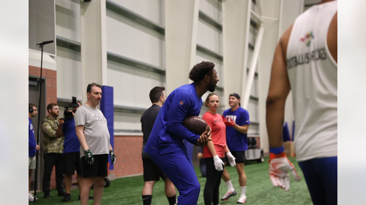 New York Giants host gay football clinic with NFL players and